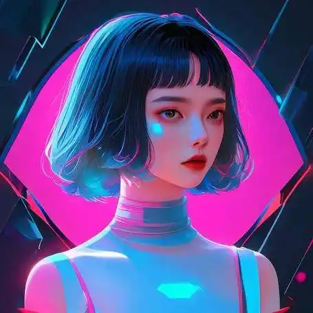 赛博朋克风头像太酷了