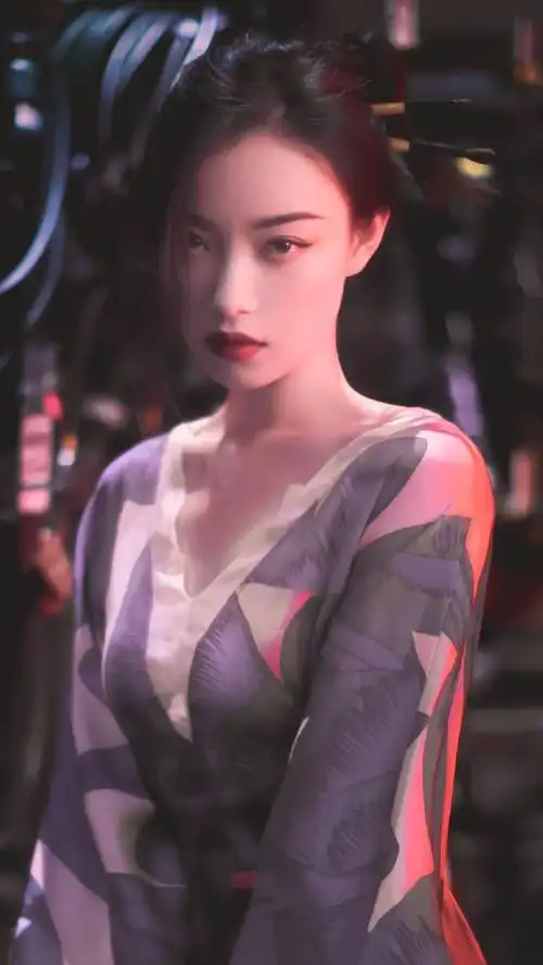 倪妮妩媚古风性感高清手机壁纸