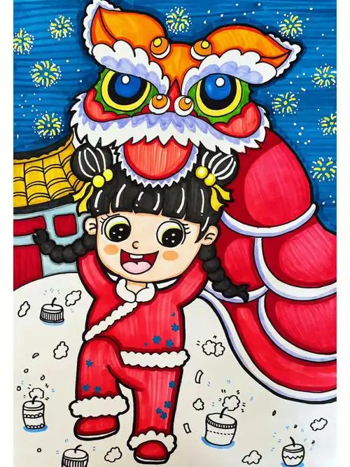 传统文化主题绘画