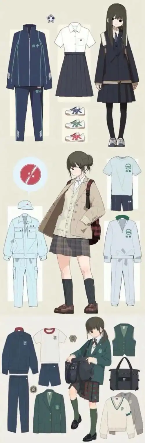 动漫衣服素材 侵删