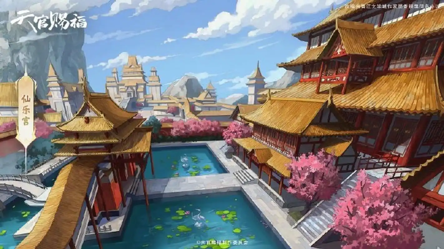 天官赐福动画 公开的一组全新场景图 #天官赐福# #经典动漫#   #金秋