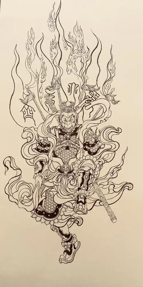 插旗的齐天大圣