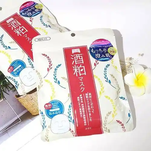 pdc酒糟面膜pdc酒粕片装面膜酒粕洗面奶一样好用