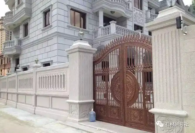 别墅石材围墙,给你一份独特的安全感