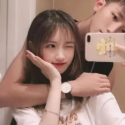 情侣图片大全大图一对真人双人头像