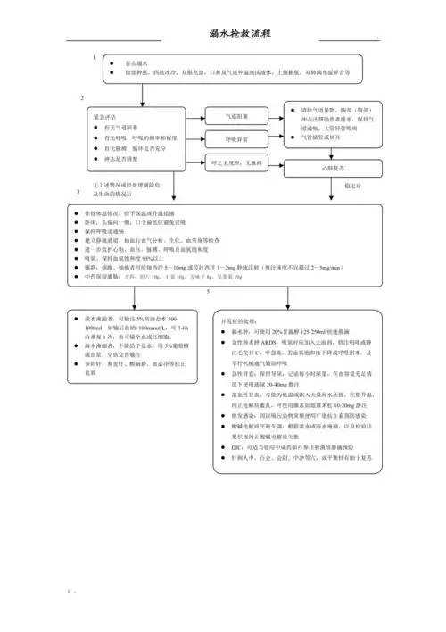 21溺水抢救流程