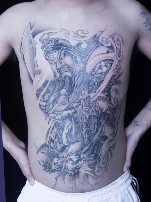 关公_纹身图案手稿图片_木村的纹身作品集