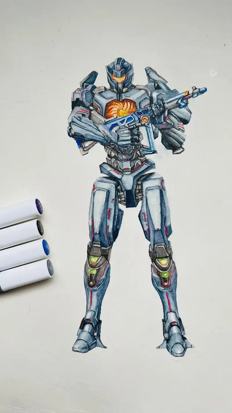 环太平洋复仇流浪者!##和平精英 #手绘  - 抖音