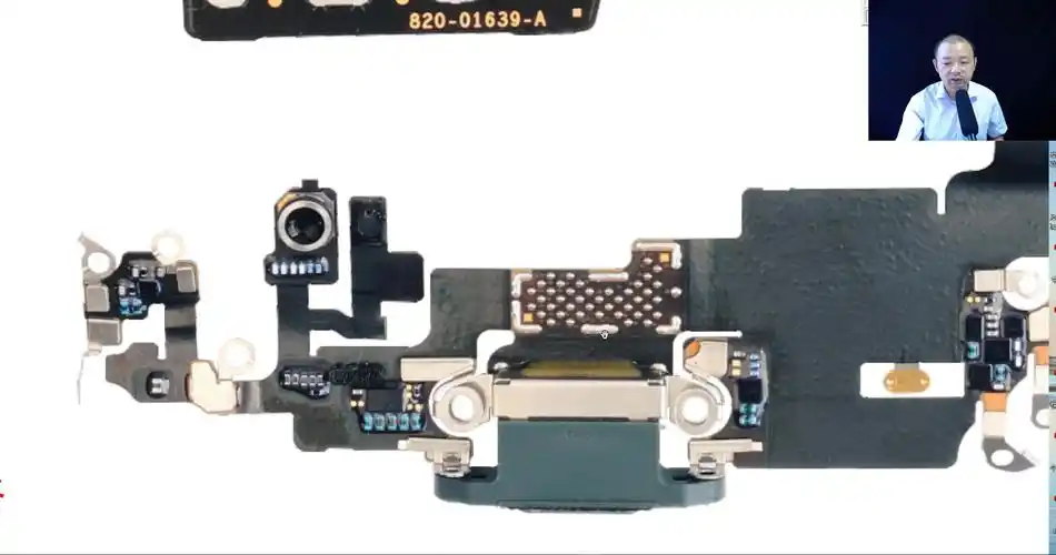 iphone11 pro尾插竟然这么复杂? 苹果11 pro尾插元器件深度赏析
