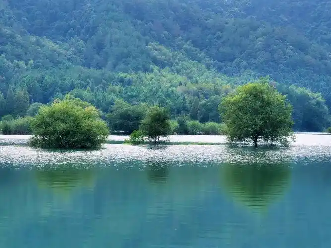 《山水相融世间最美》2021年8月21日摄于白沙溪畔皂里村(手机版)