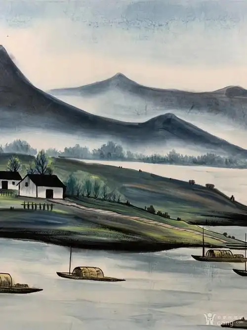 字画 其它 林风眠山水丈二