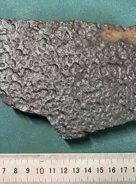 天然鲕状肾状赤铁矿石矿物晶体教学