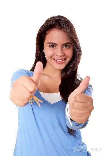 竖起大拇指