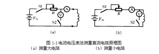 电流电压表法测量直流电阻原理图_接线图分享