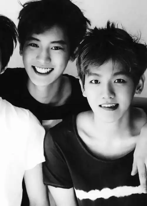 边伯贤 朴灿烈 exo