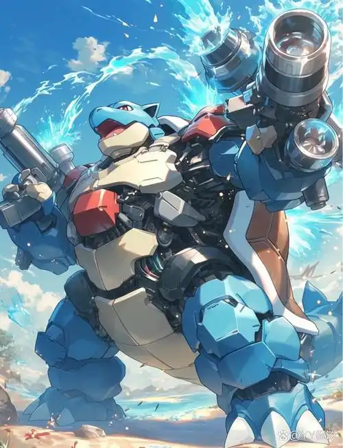 当宝可梦有机械化,这水箭龟也太帅了吧[温暖]大人,时代变了,现在是