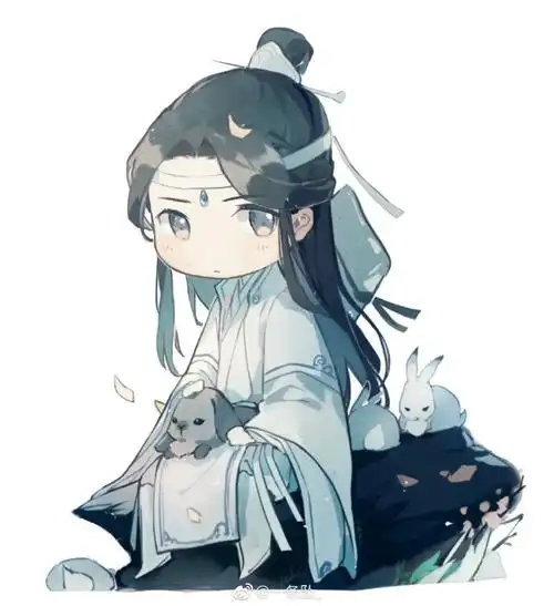 魔道祖师#蓝忘机# 可爱的汪叽quq作者:吃饭嗑【向太太致敬】
