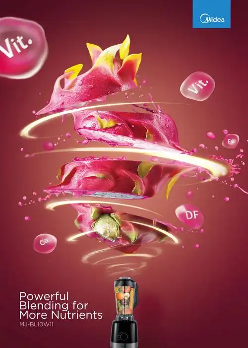 美的集团-生活电器海外kv市场推广海报系列