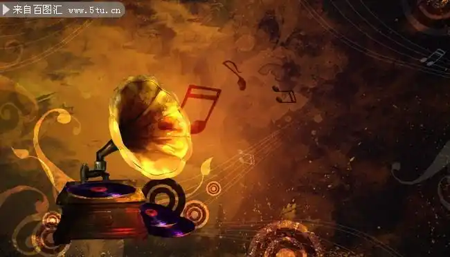 古典留声机图片老上海韵味素材