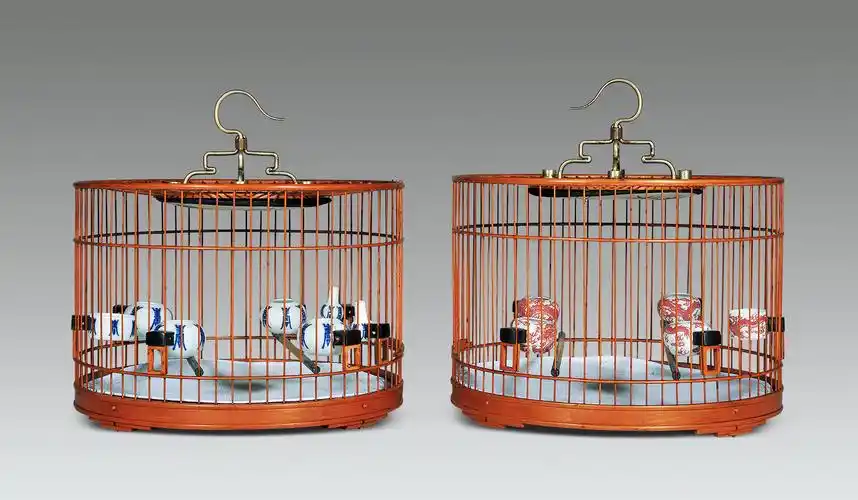 【竹圆鸟笼 (一对)】拍卖品_图片_价格_鉴赏_竹雕_雅昌艺术品拍卖网