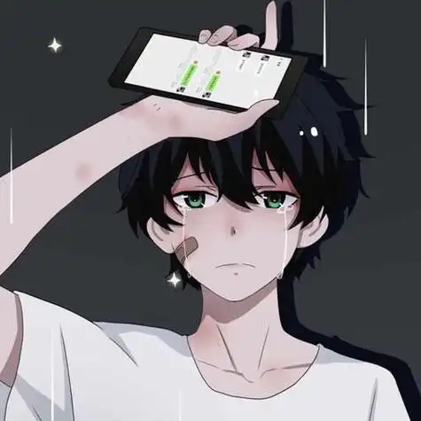 分手后的头像男生动漫图片