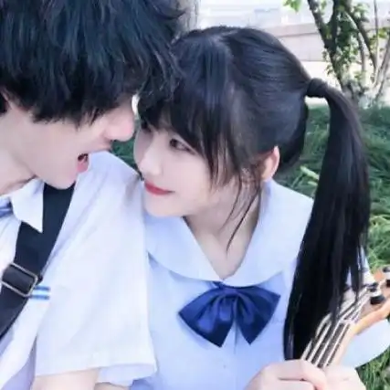 学生校服情侣头像