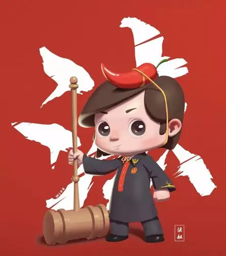 吼吼超萌小辣椒法官表情包gif版热辣上架啦