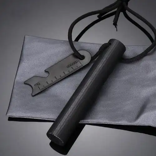 户外打火石野外镁棒打火棒多功能战术笔钨钢防身武器荒野求生装备