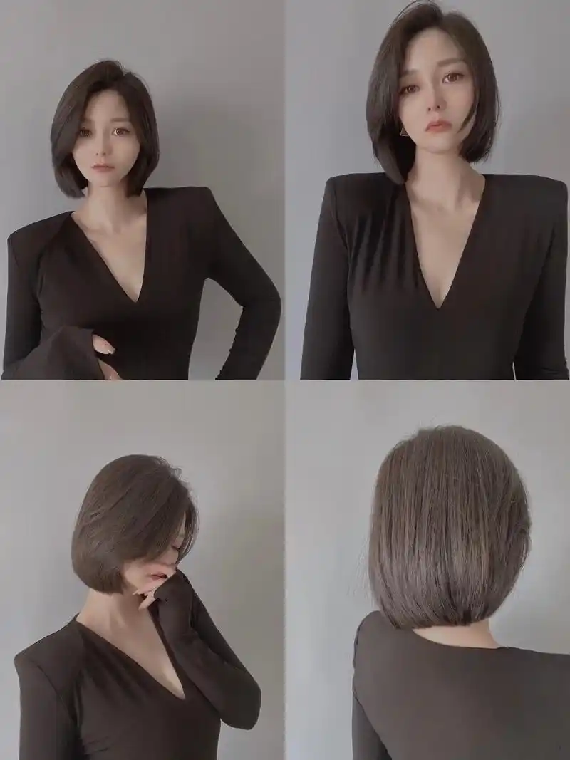 少女感满满的齐肩短发发型!很百搭耐看~~超级显脸小还减龄的齐 - 抖音