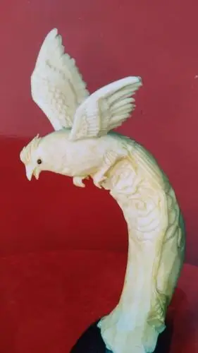 邱洪志食品雕刻百鸟争鸣