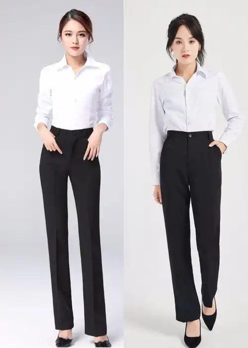 西裤秋冬款女职业西装裤女直筒高腰上班工作正装西裤垂感春夏显瘦薄款