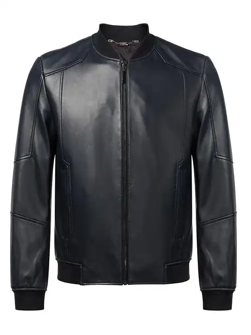 【verriverri 男士皮衣】verri/verri棉羊皮材质,舒适透气,拼接设计