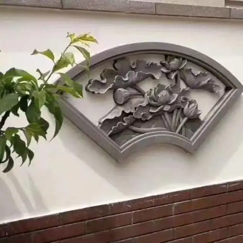 梅兰竹菊砖雕仿古镂空窗花中式扇形 围墙装饰扇形 厂家直销仿古砖