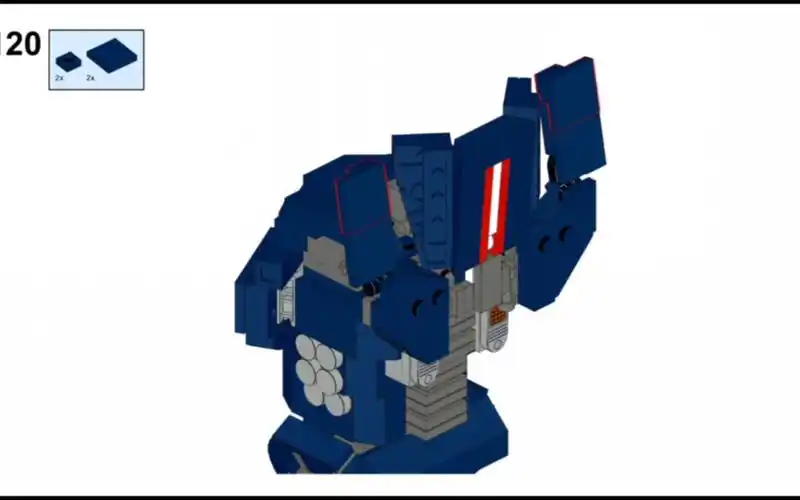 乐高积木moc 环太平洋 危险流浪者 图纸分享 (1)躯体