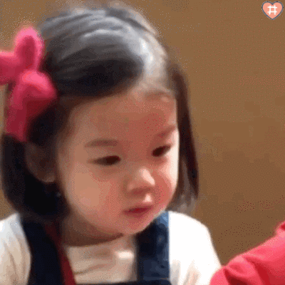 【原创】萌娃金雪表情包动图亲亲太可爱了