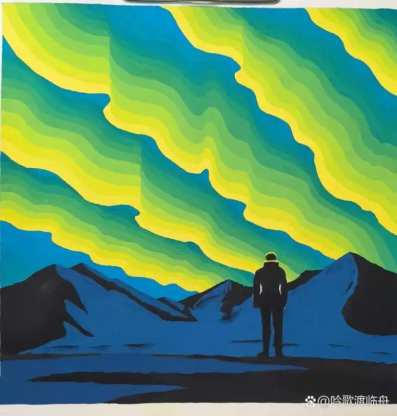 色相推移 大一下学期第三个作业 (第二个作业是明度推移,画太丑就不做