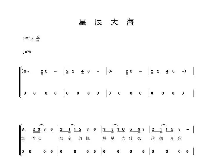 厦门六中合唱团 星辰大海 重新改编编配#合唱编曲扒带制谱#童 - 抖音