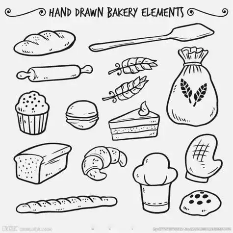 面包的简笔画面包的简笔画简单易画好看