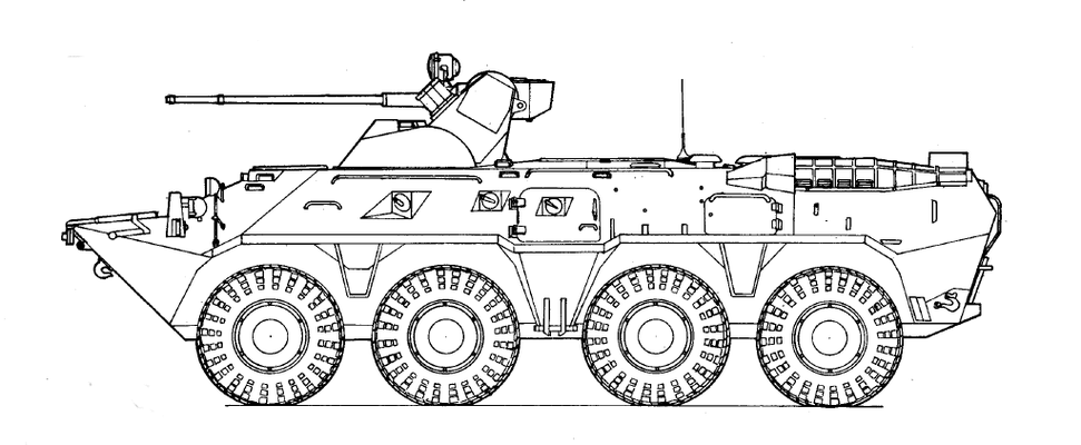 中国的战车简笔画