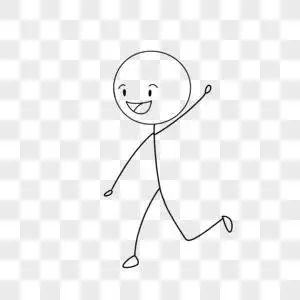 小人精的简笔画