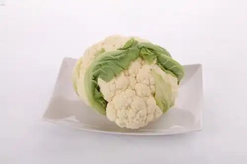 有机白菜花白底图 农家菜