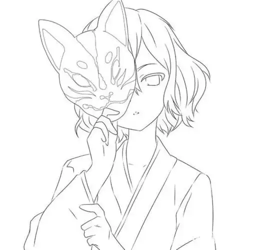 专题动漫素描图片