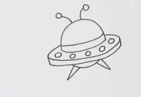宇宙飞船简笔画儿童画步骤 彩色宇宙飞船简笔画怎么画