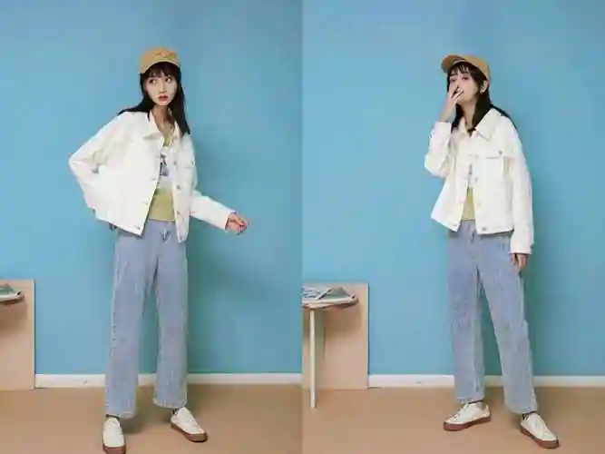 牛仔外套配什么裤子?牛仔外套 牛仔裤,这样穿最时髦