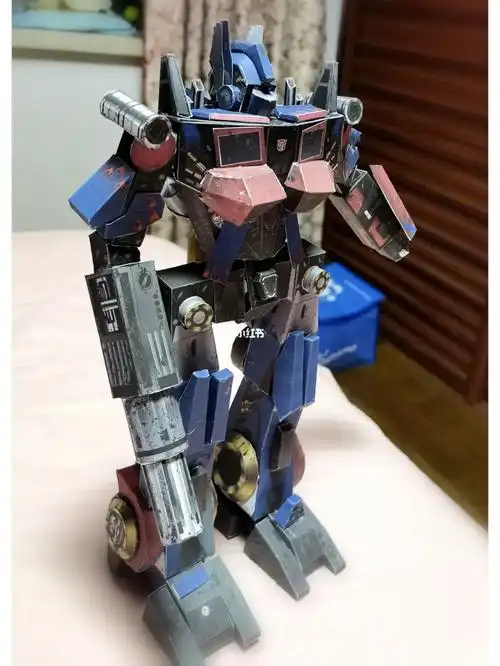 纸模型  #擎天柱 #手工