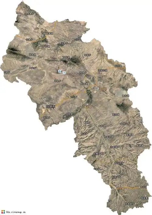 甘肃省白银市谷歌卫星地图下载