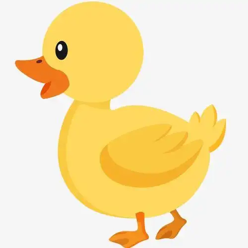 png元素 卡通 小黄鸭免抠png