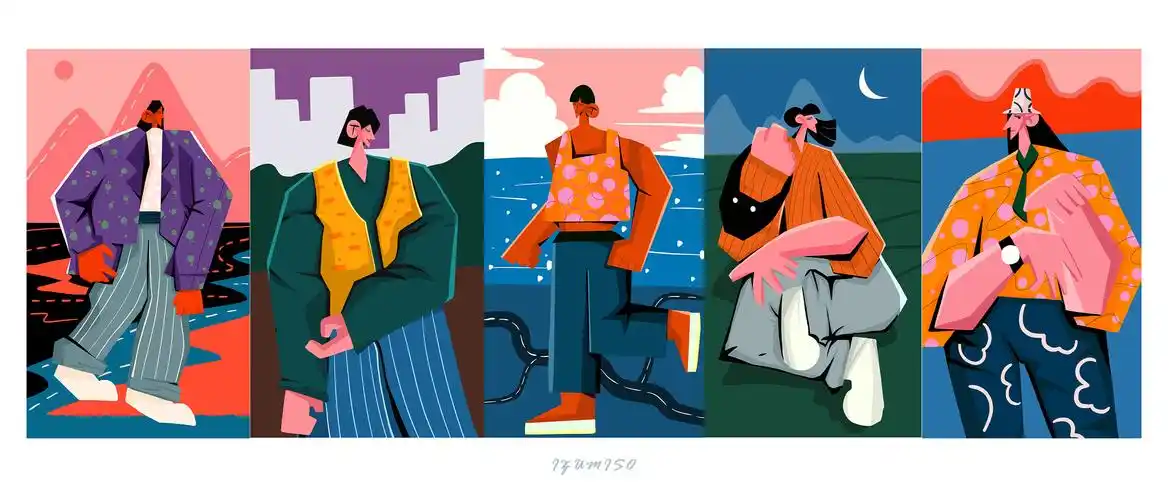 潮流时尚商业插画——erindwia风格商业插画实验集