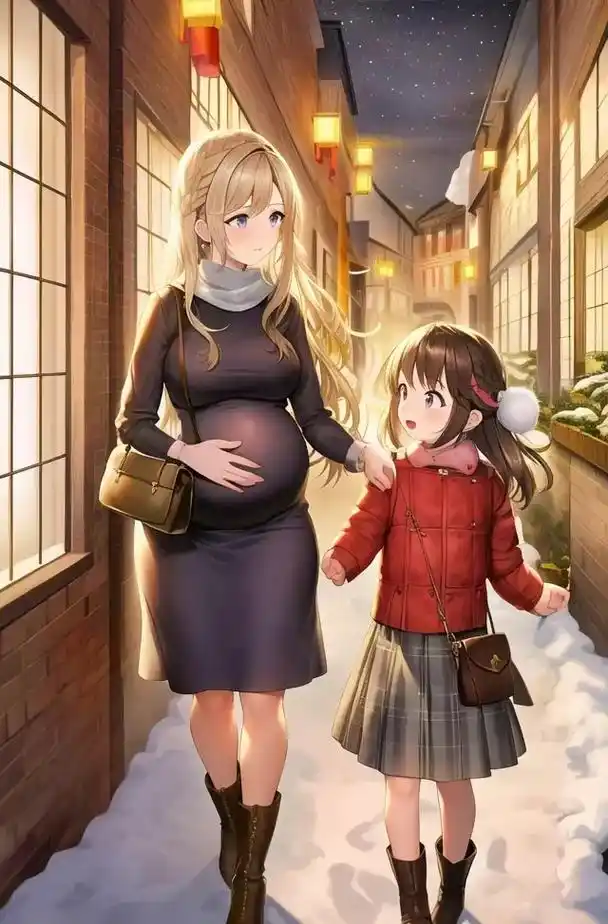 二次元原创 #孕妇 #二次元动漫 #母女合拍 #抖音热门  - 抖音