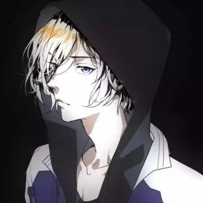 qq头像听音乐的动漫冷男